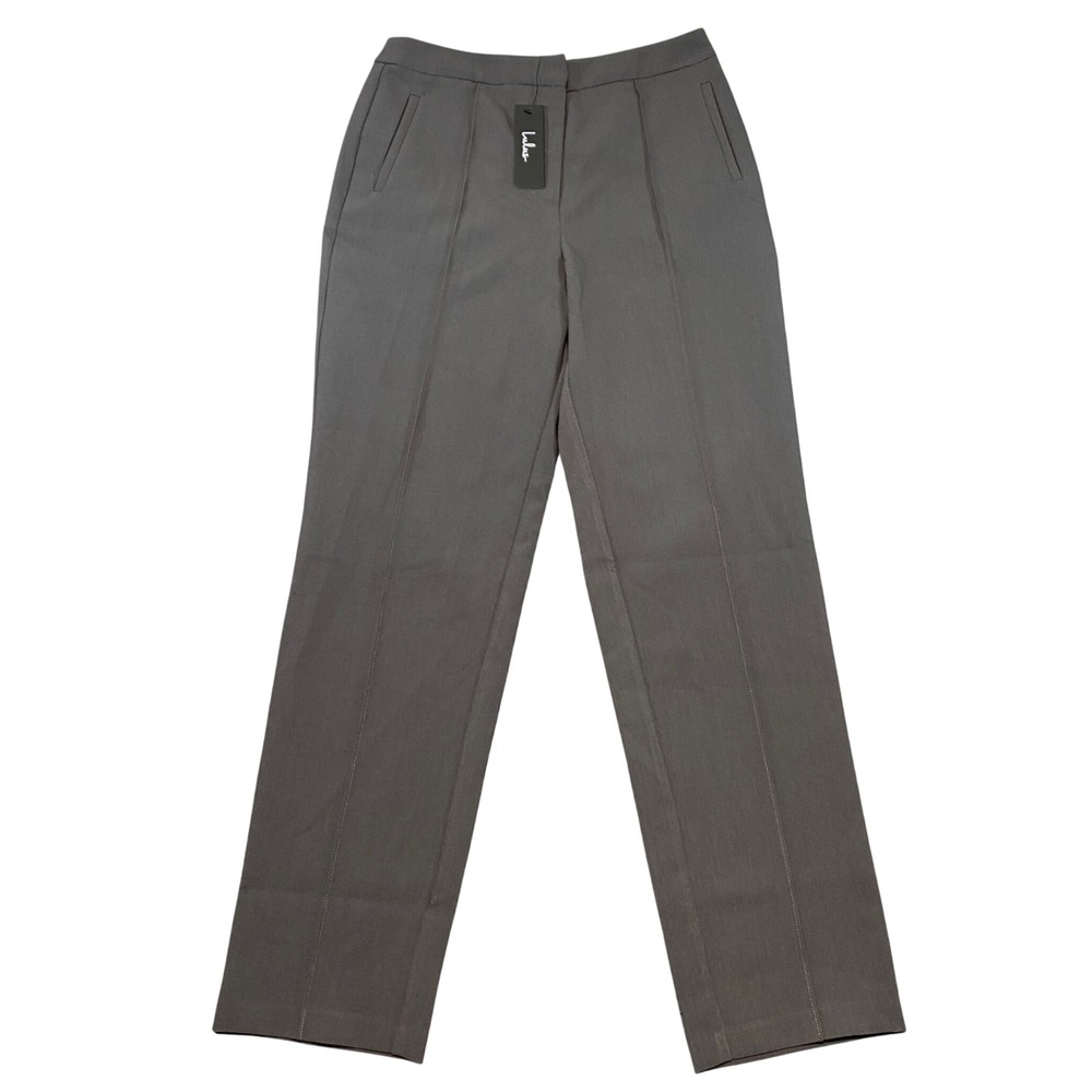 Lulus Womens Grey High Waisted Straight Leg Dress Pants Size Medium NWT